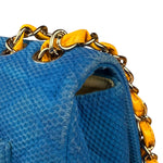 Chanel Medium Quilted Perforated Jersey Single Flap 2009