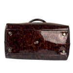 YSL Patent Leather Tortoise Shell Duffle