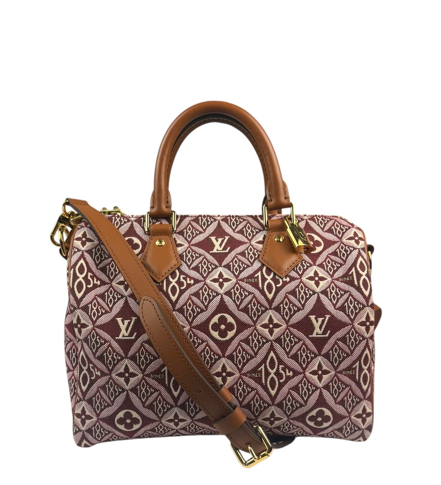 Louis Vuitton Jacquard Since 1854 Speedy Bandouliere 25