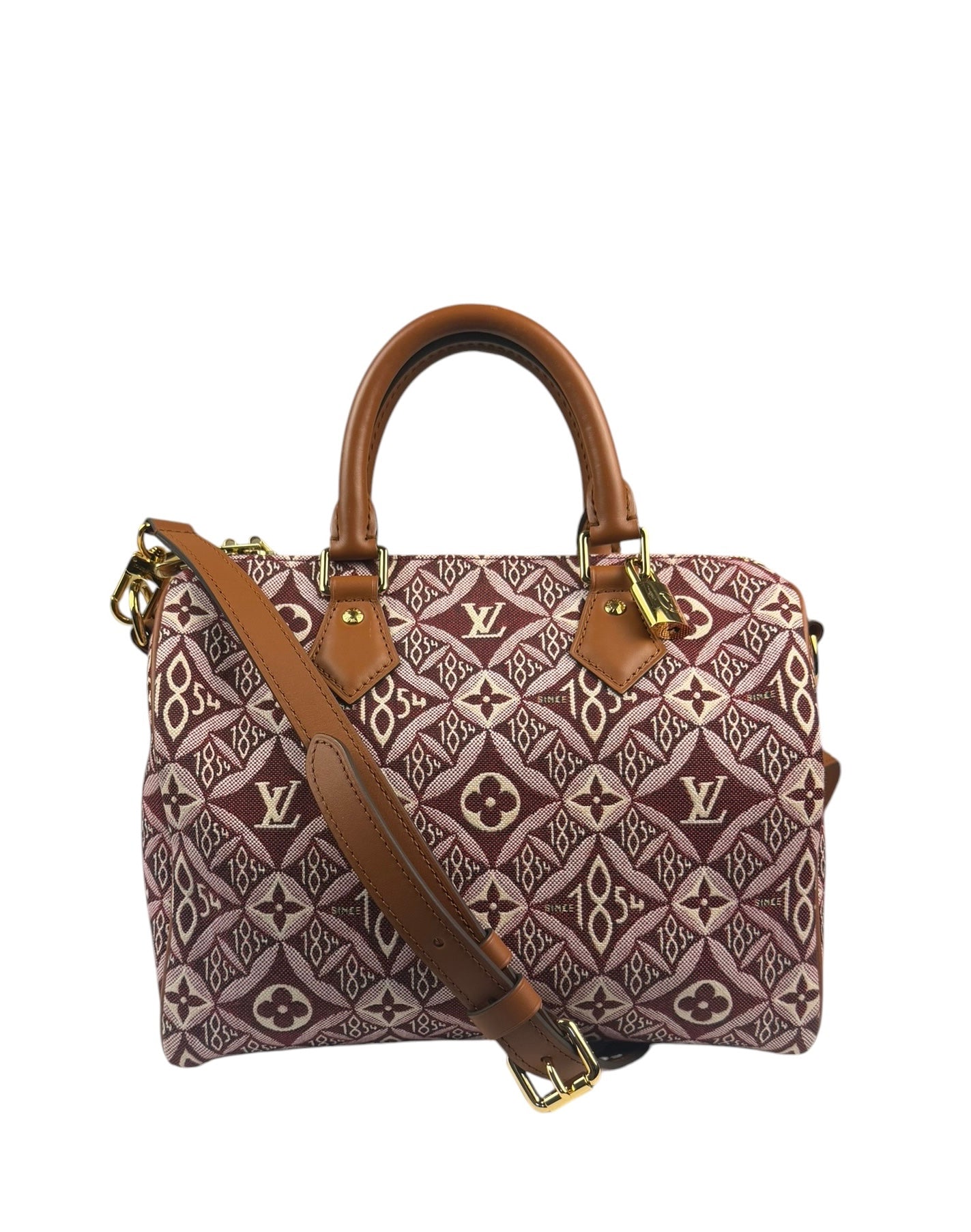 Louis Vuitton Jacquard Since 1854 Speedy Bandouliere 25