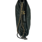 Chanel Green Calfskin Medium Gabrielle Hobo Bag 2018