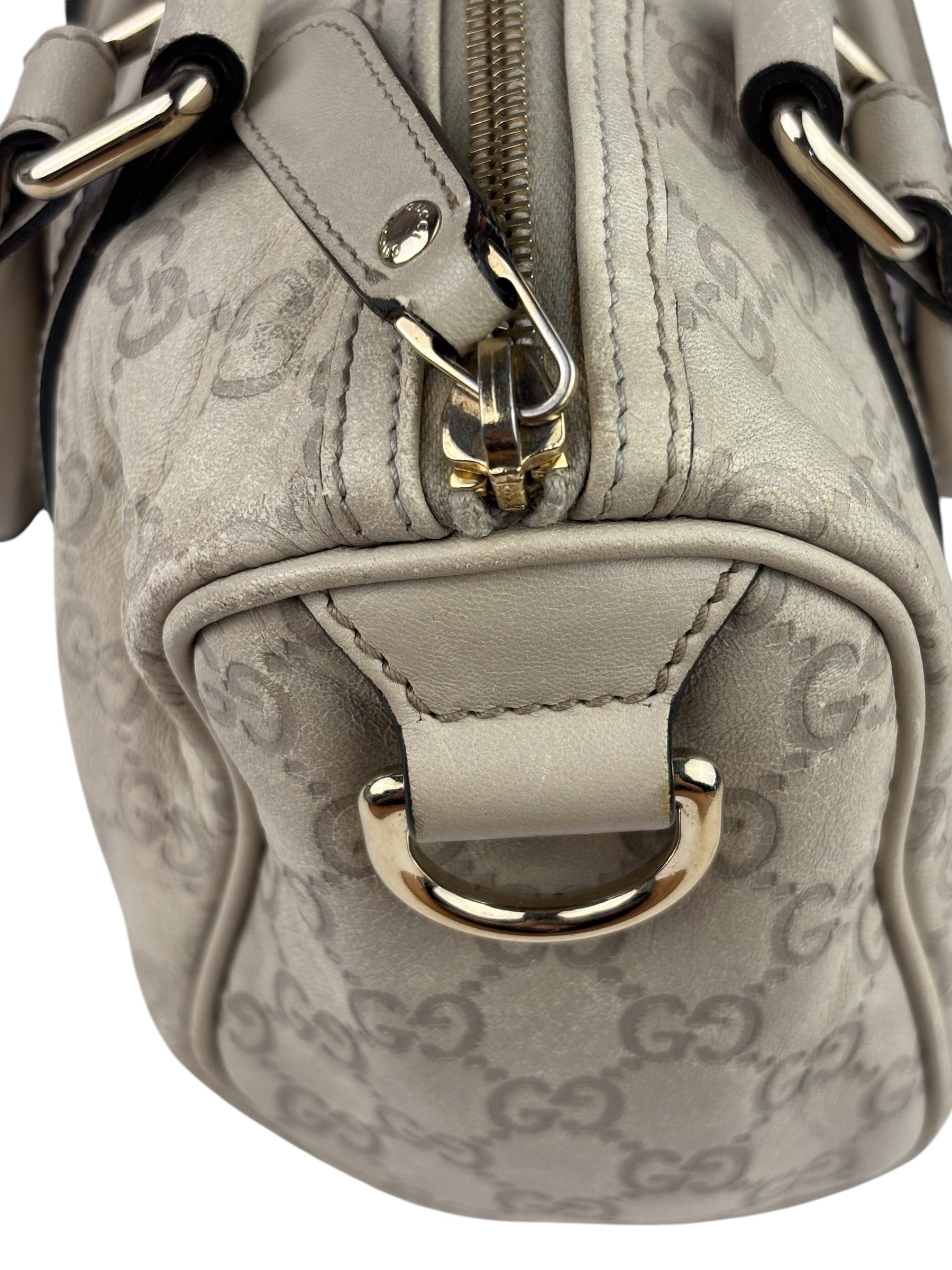 Gucci GG Supreme Leather Mini Boston Bag