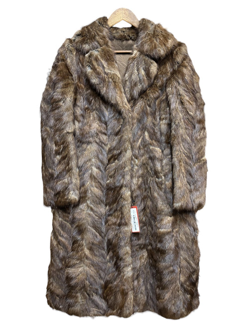 Vintage Brown Mink Long Fur Coat