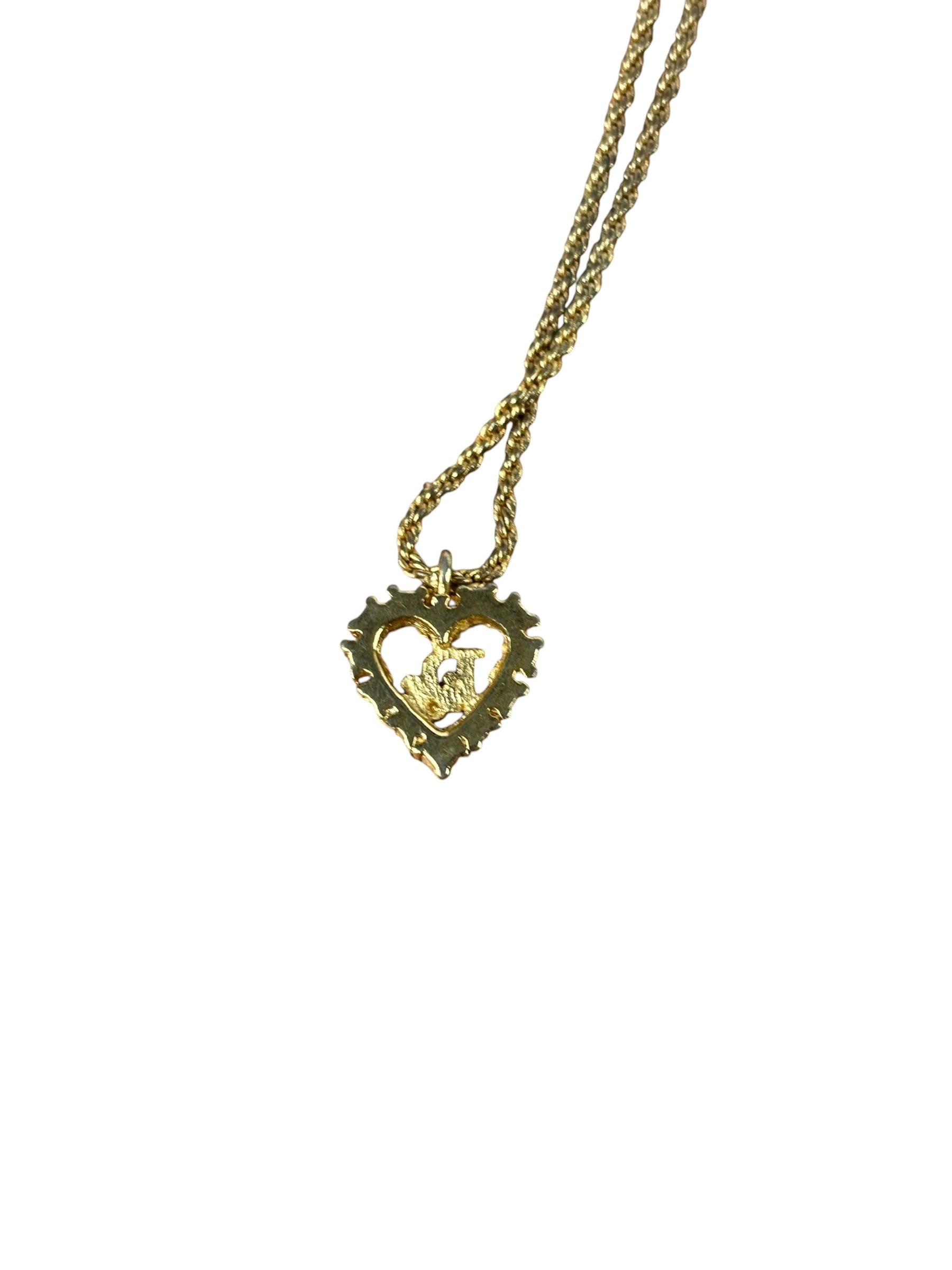 Christian Dior Heart Necklace