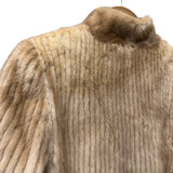 Vintage Light Brown Lined Mink Fur Coat