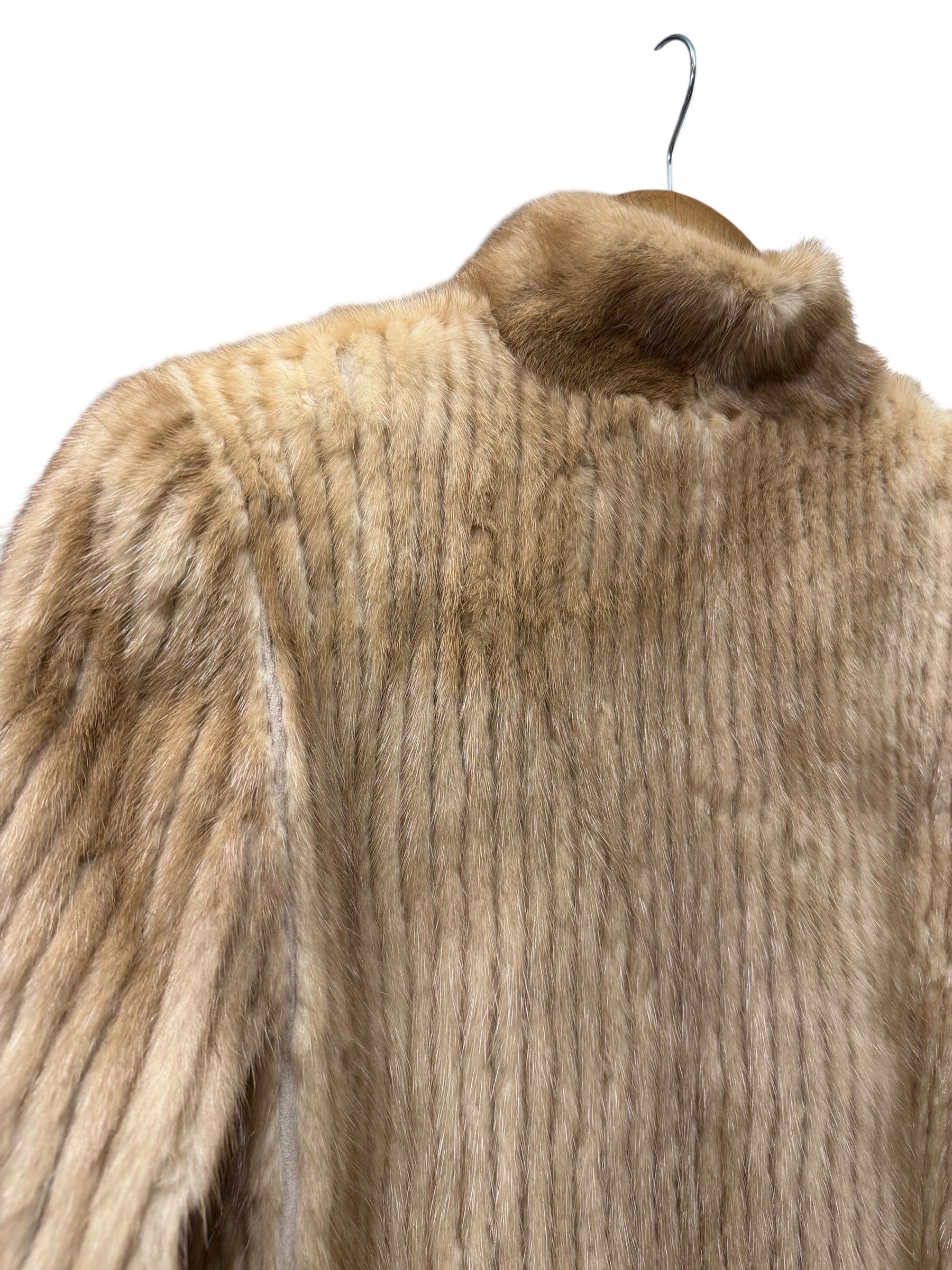 Vintage Light Brown Lined Mink Fur Coat