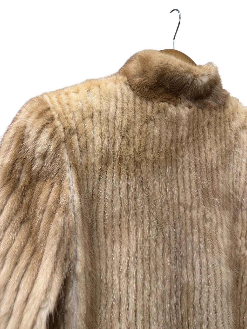 Vintage Light Brown Lined Mink Fur Coat