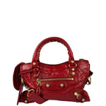 Balenciaga Red Calfskin Mini Le City Bag