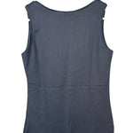 Burberry Blue Label Lace Up Sleeveless Top