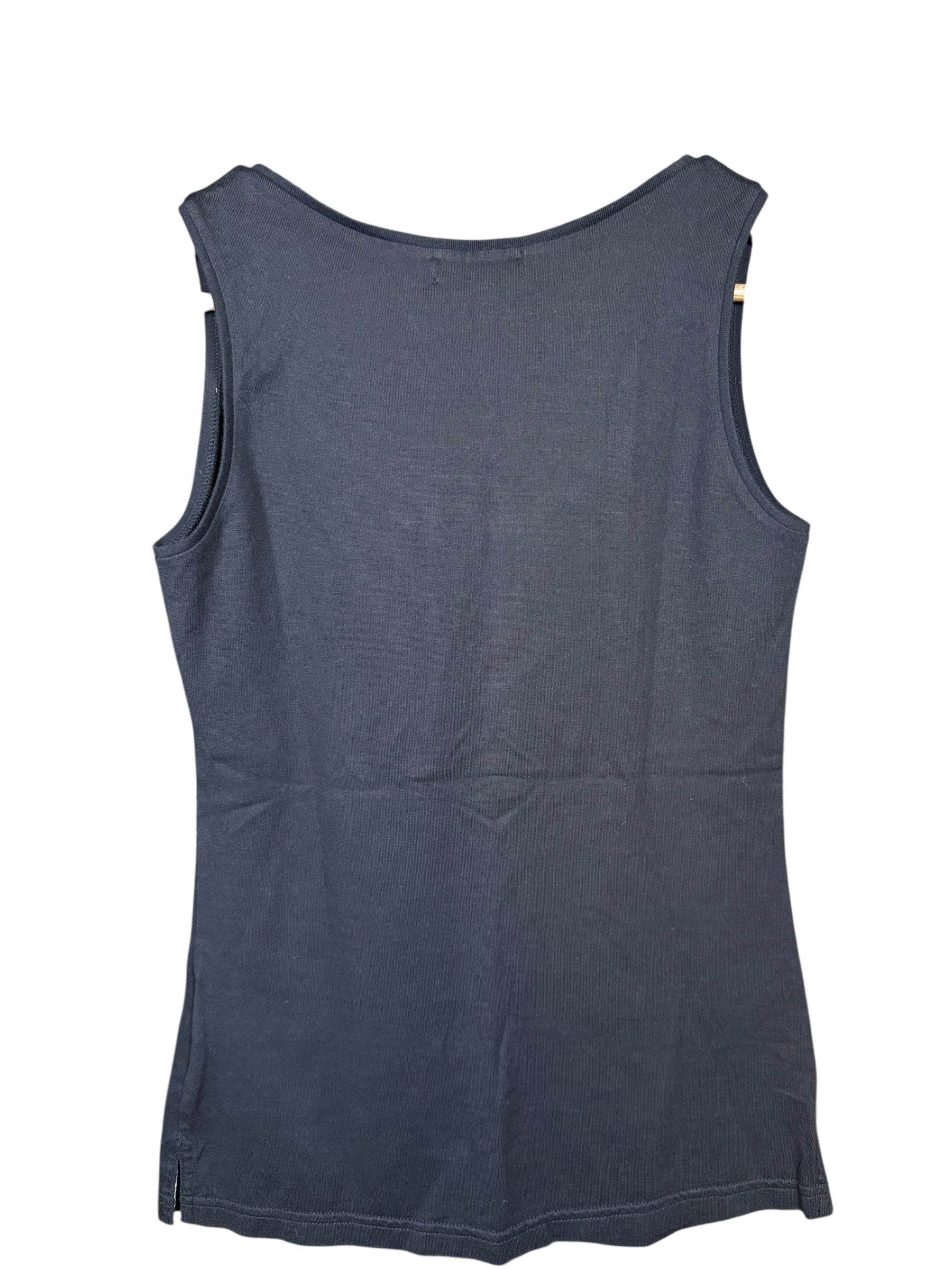 Burberry Blue Label Lace Up Sleeveless Top
