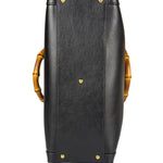 Gucci Black Leather Bamboo Diana 2Way Tote Bag