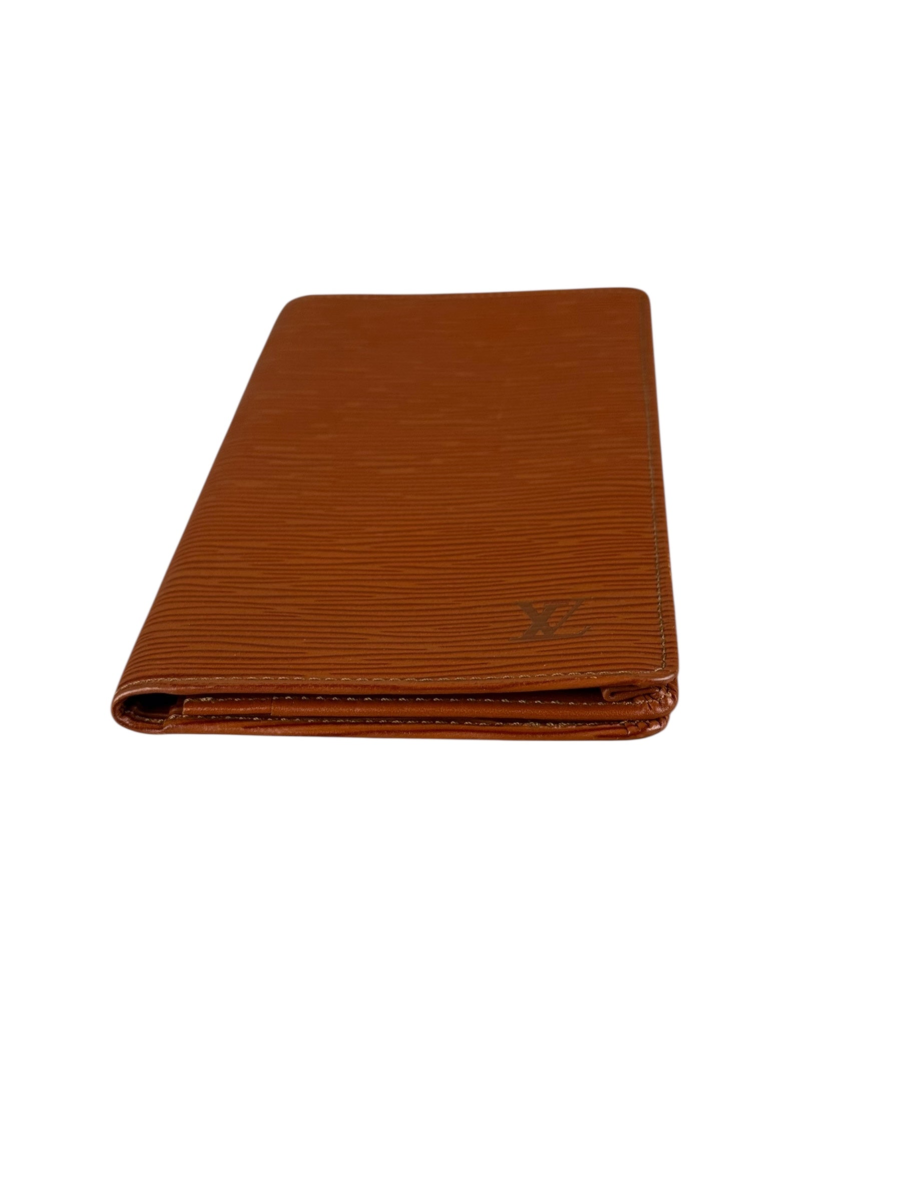 Louis Vuitton Brown Epi Long Bifold Wallet