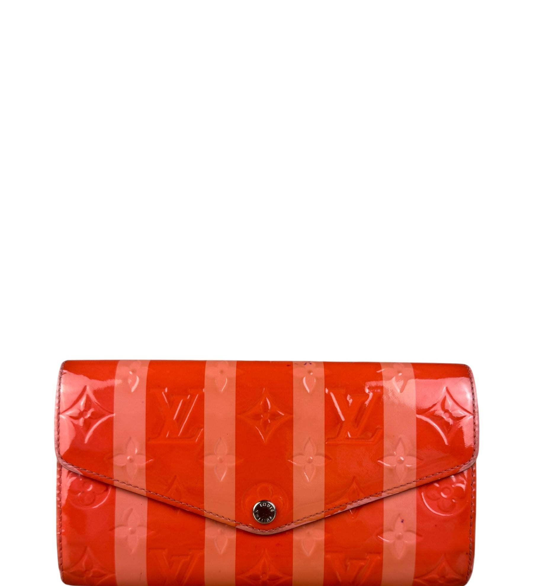 Louis Vuitton Monogram Vernis Striped Long Wallet