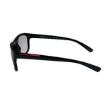 Prada Black Linea Rossa SPS 12U Sunglasses