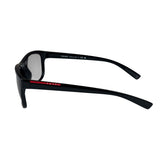 Prada Black Linea Rossa SPS 12U Sunglasses