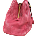 Miu Miu Pink Leather 2Way Tote Bag