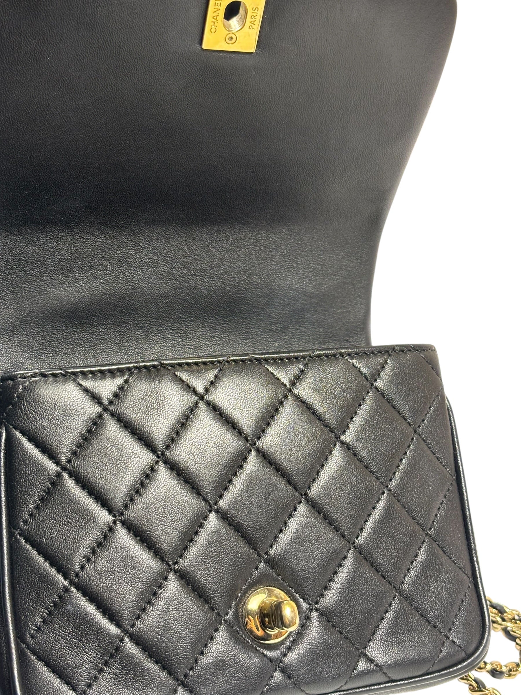 Chanel Black Quilted Leather Mini Citizen Chic Flap Bag 2018