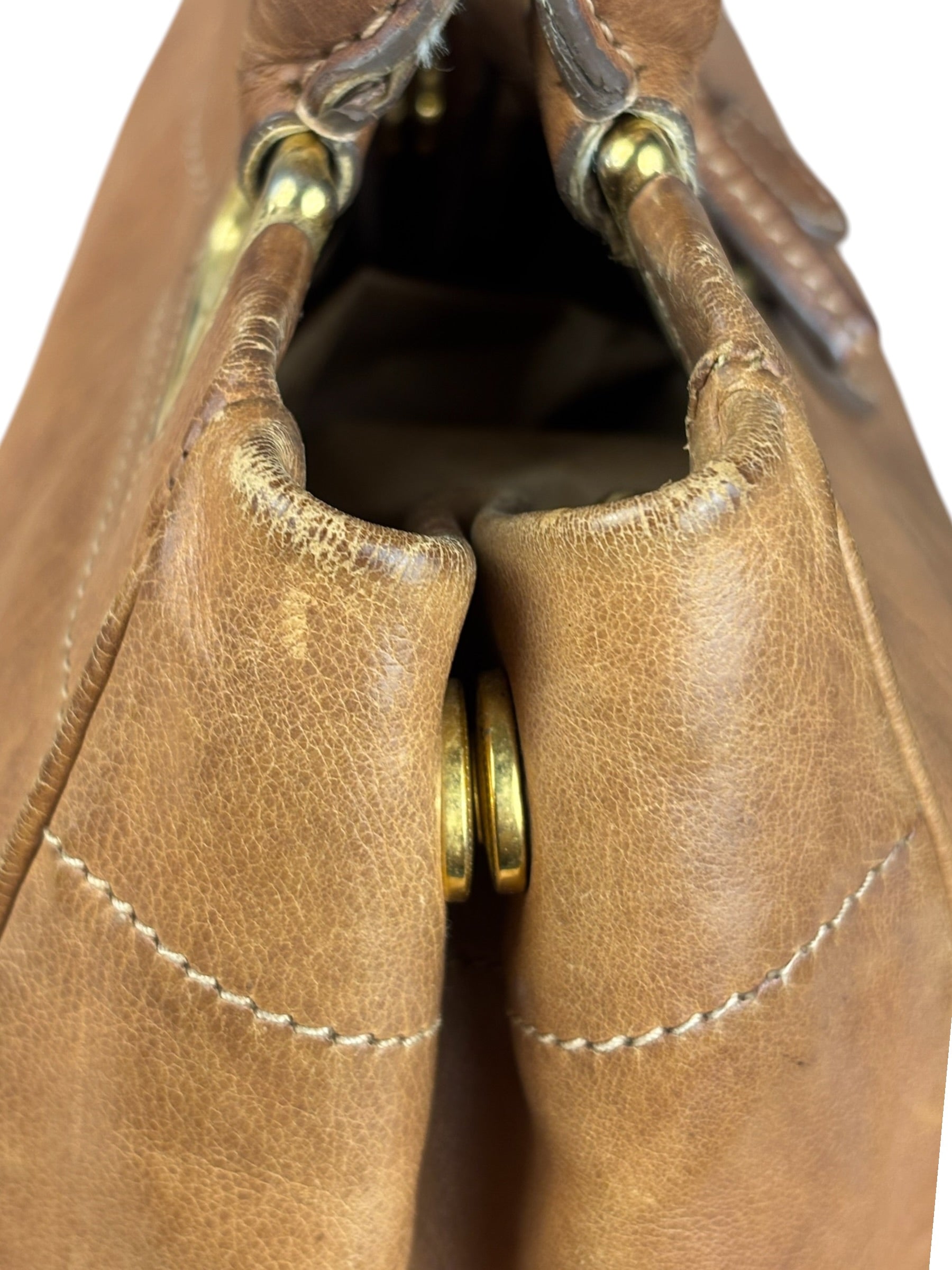 Prada Brown Leather 2Way Bag