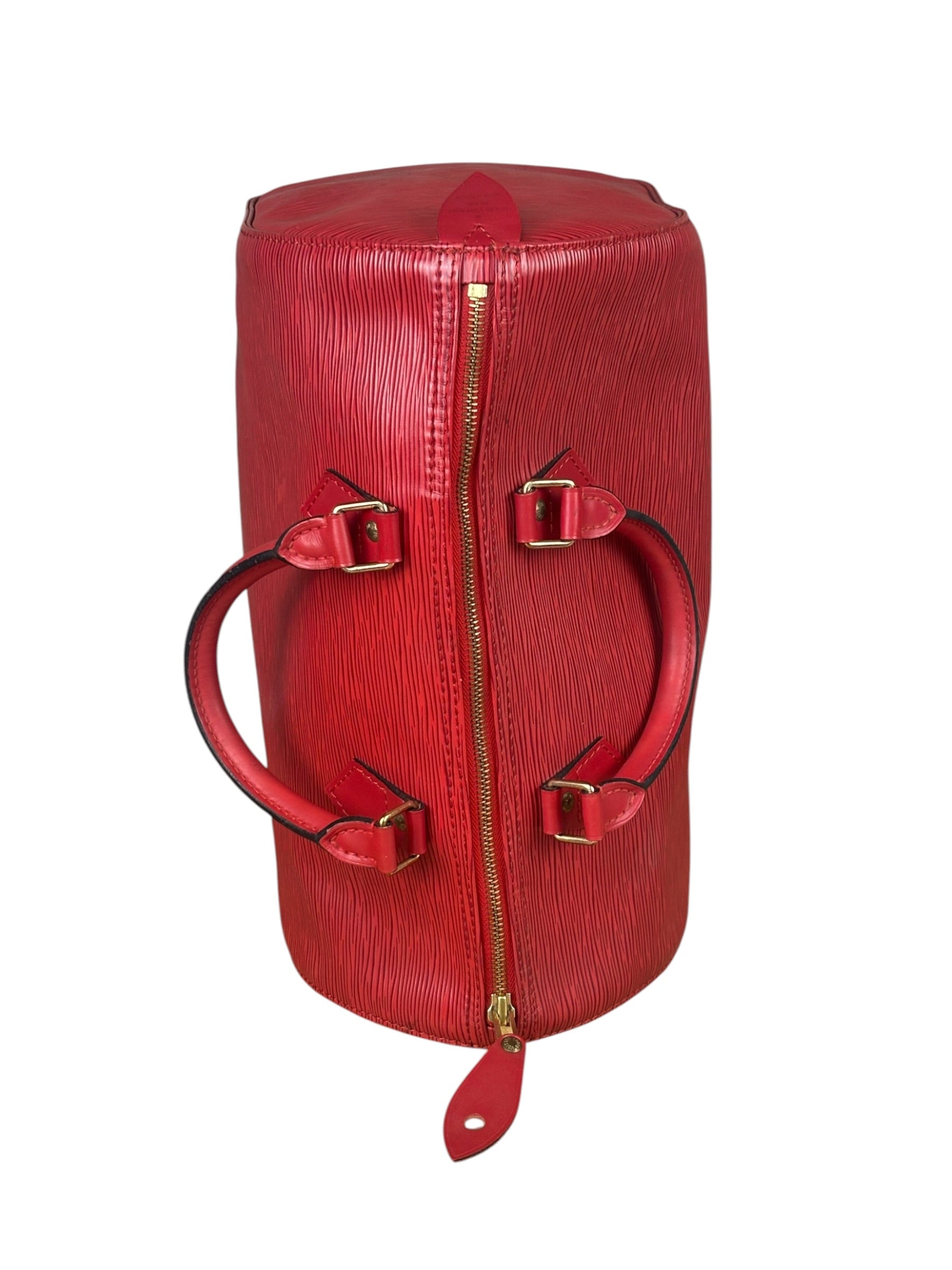 Louis Vuitton Red Epi Leather Speedy 30