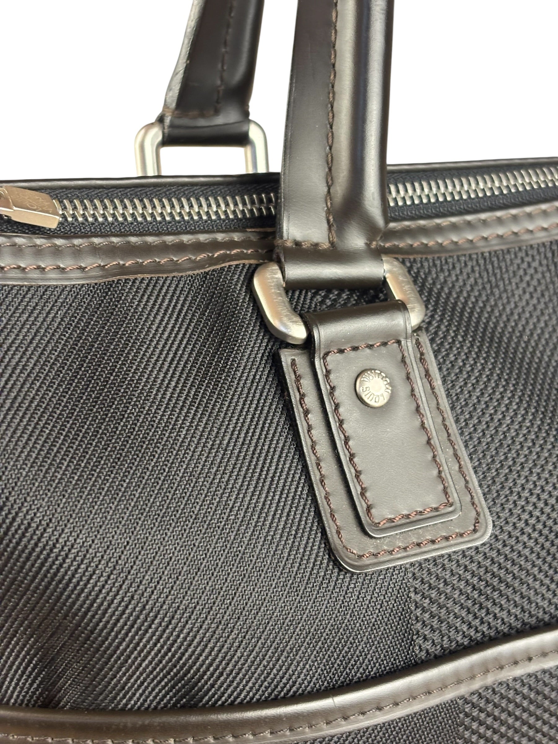 Louis Vuitton Black Damier Canvas Geant Tote