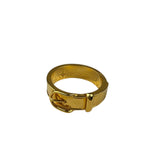 Hermes Gold Belt Buckle Scarf Ring