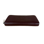 Chanel CC Caviar Leather Timeless Zip-Around Wallet-2014