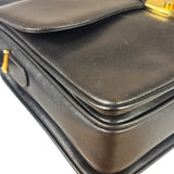 Gucci Black Leather Flap Bag