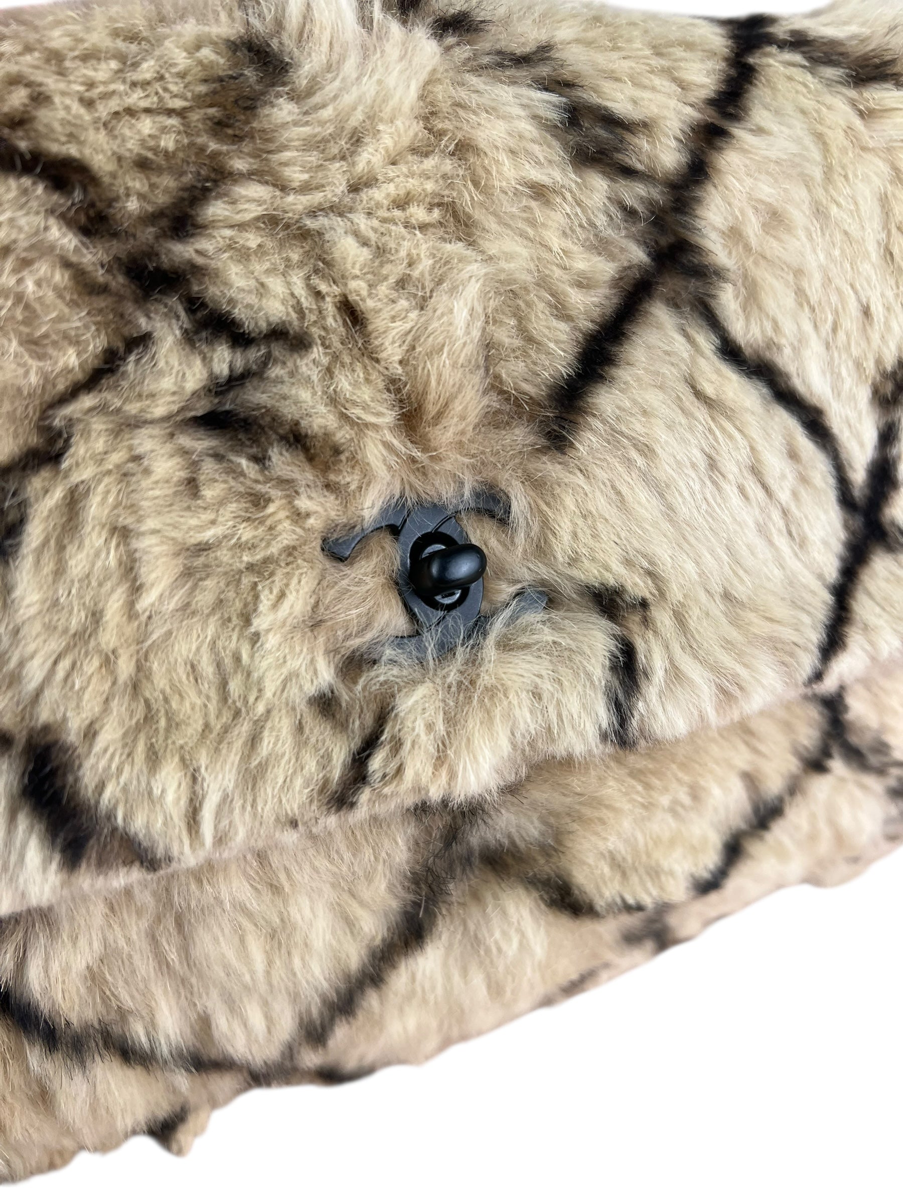 Chanel Matelasse Fur Coco Mark Chain Flap Bag '01