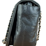 Chanel Black Leather Ultimate Stitch Single Flap Bag 2010