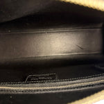 Christian Dior Rare Black/Navy Croc Embossed Lady Dior Handbag