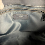 Chanel Dark Grey Quilted Leather Loop Flap Bag 2014
