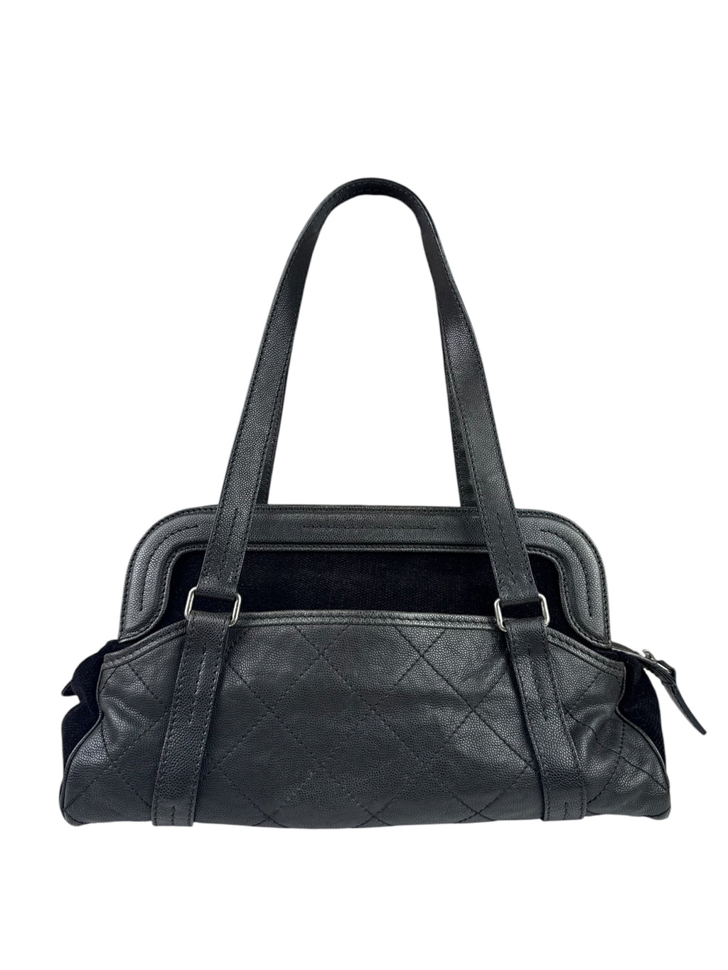 Chanel Black Quilted Leather Reissue 2.55 Bowling Bag 2006