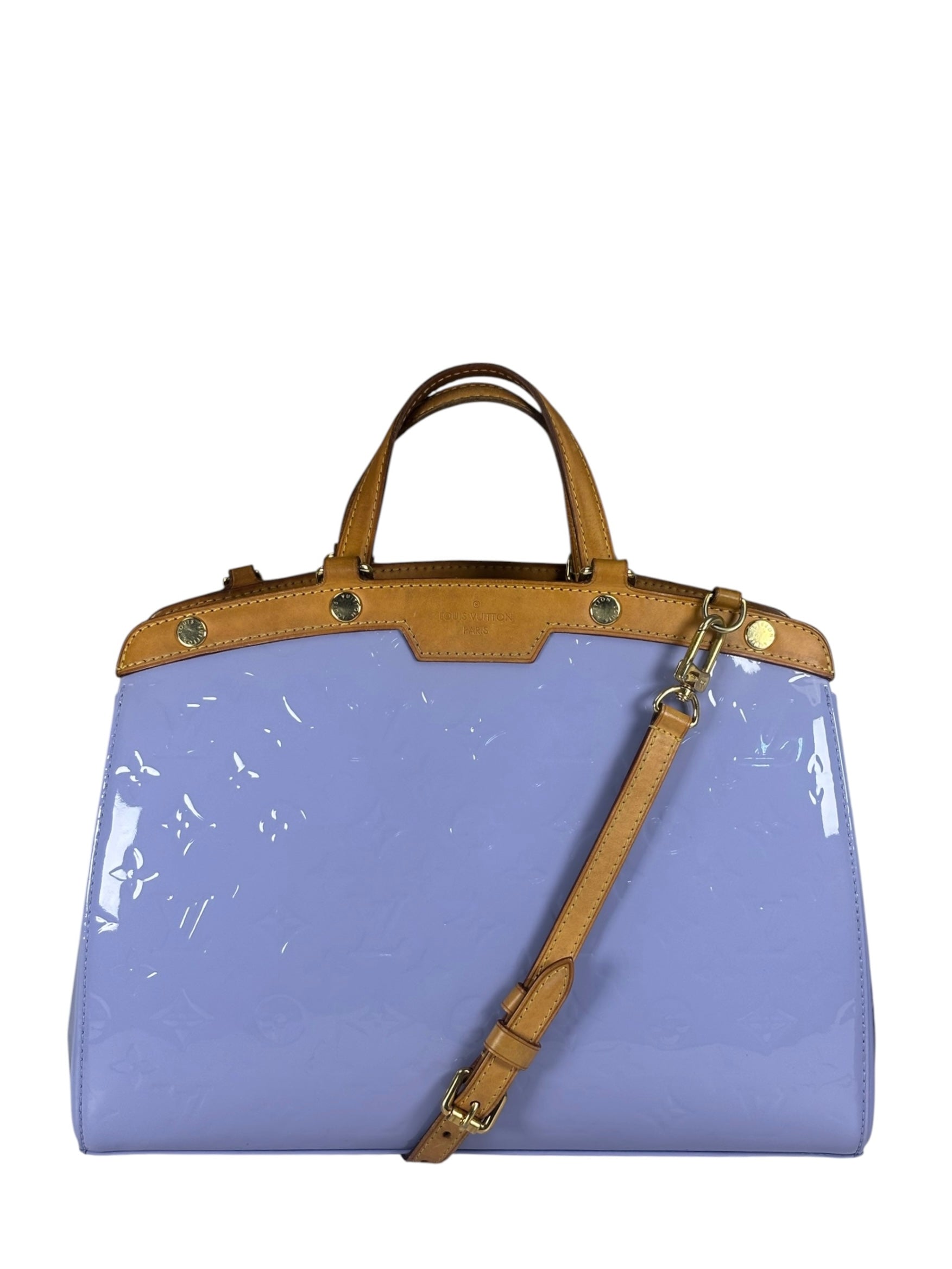 Louis Vuitton Purple Vernis Brea Two-Way Bag