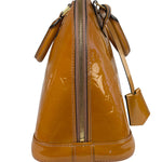 Louis Vuitton Vintage Monogram Vernis Alma MM Handbag Orange