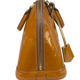 Louis Vuitton Vintage Monogram Vernis Alma MM Handbag Orange