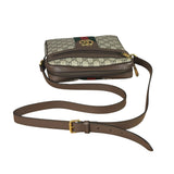 Gucci Beige/Brown GG Supreme Ophidia Messenger Bag