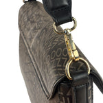 Valentino Black Leather Mario Spa Flap Bag