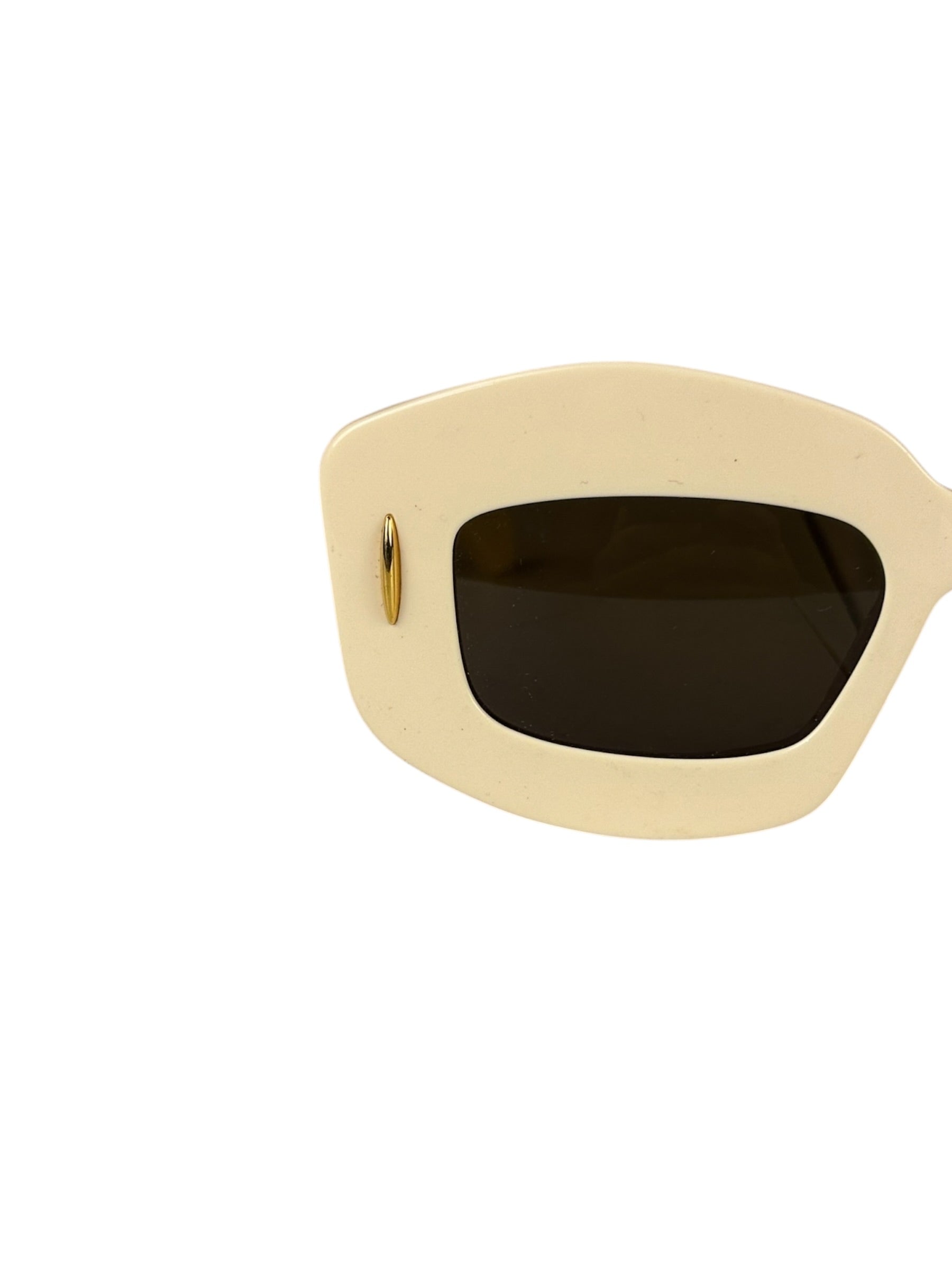 Loewe Ivory Rectangle Frame Sunglasses