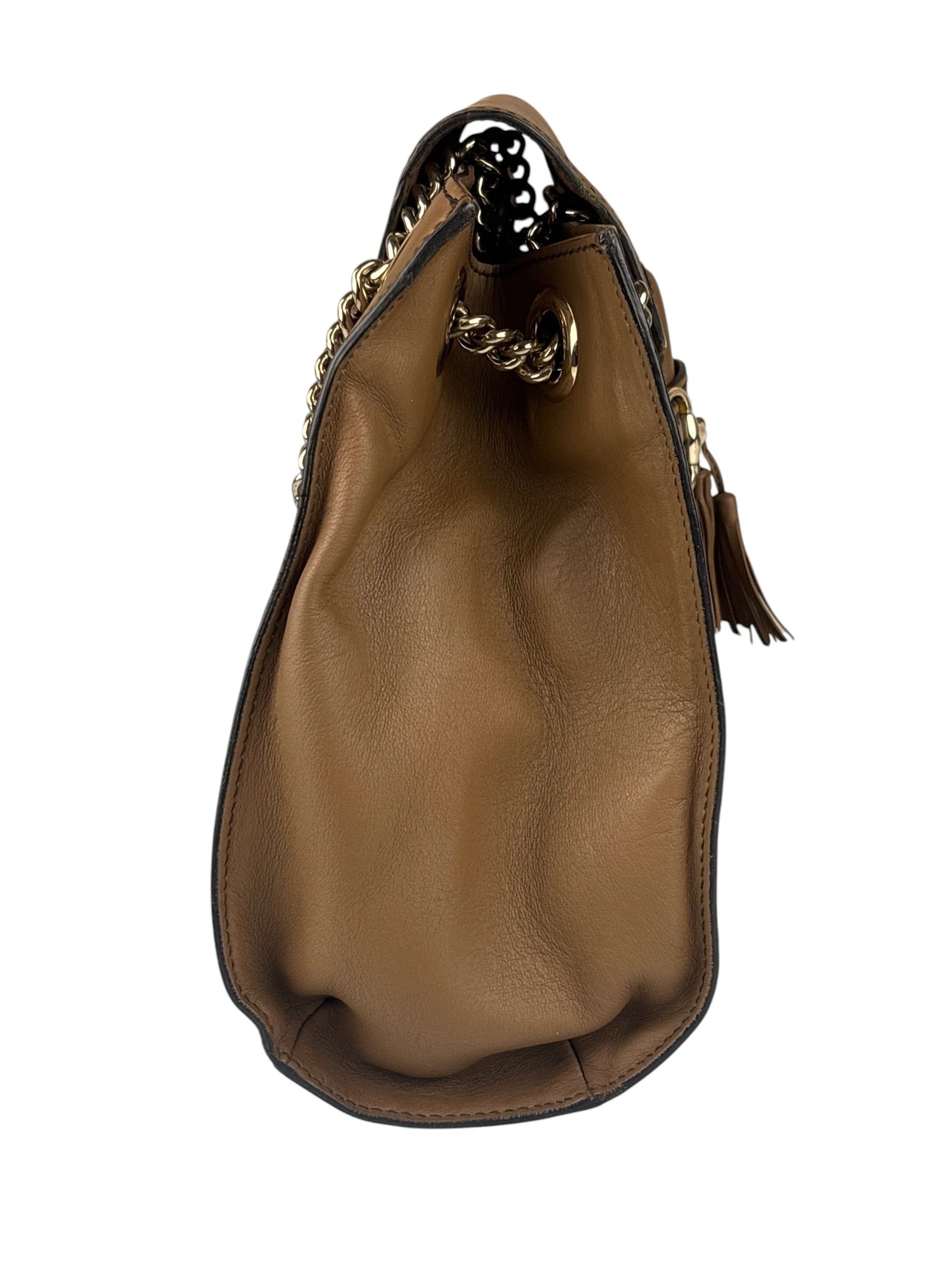 Gucci Beige Leather Emily Shoulder Bag