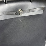 Hermes Black Toile Herbag 39 Handbag
