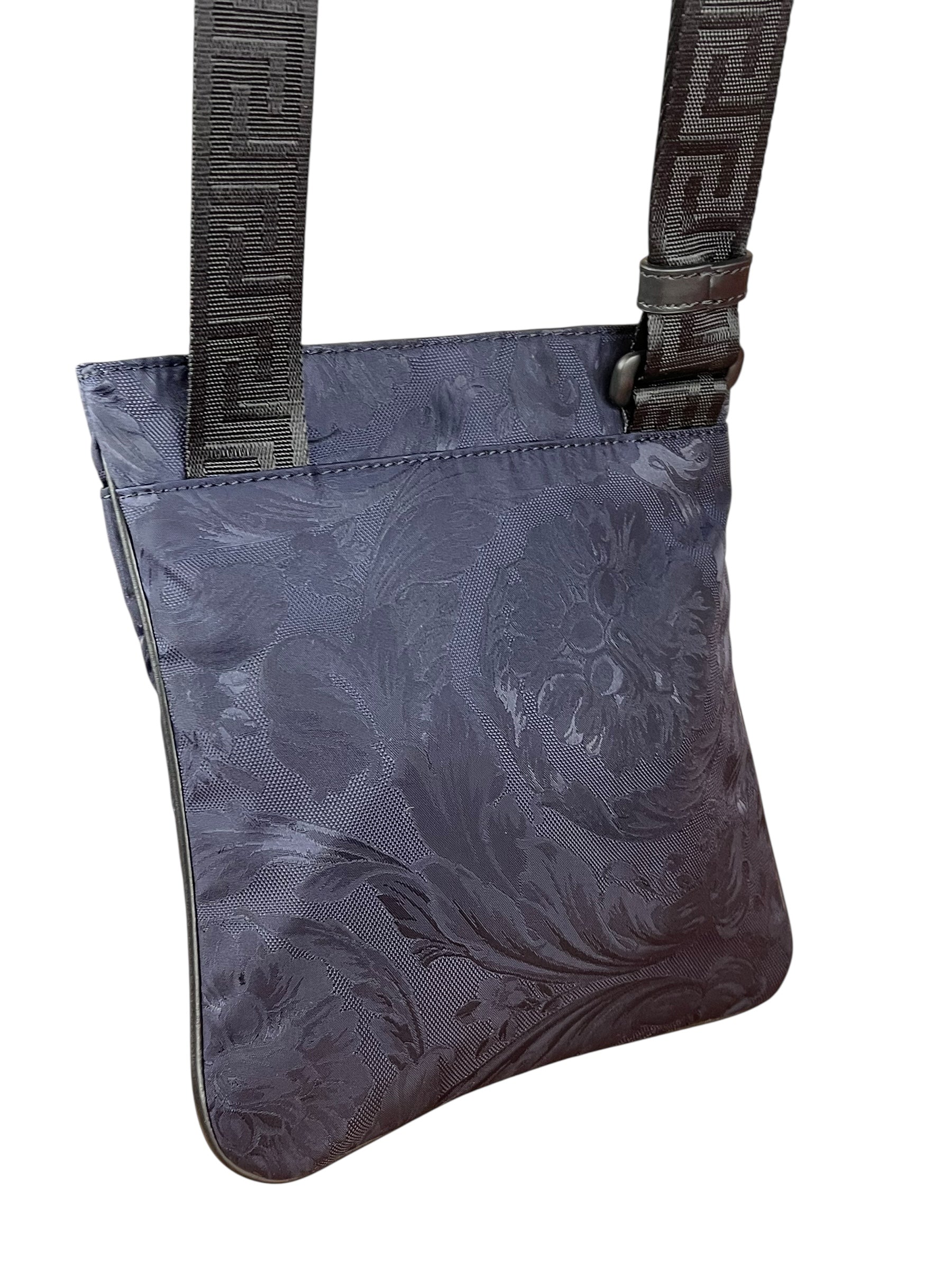 Versace La Medusa Navy Crossbody Bag