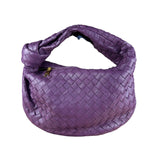Bottega Veneta Purple Nappa Intrecciato Leather Jodie Hobo