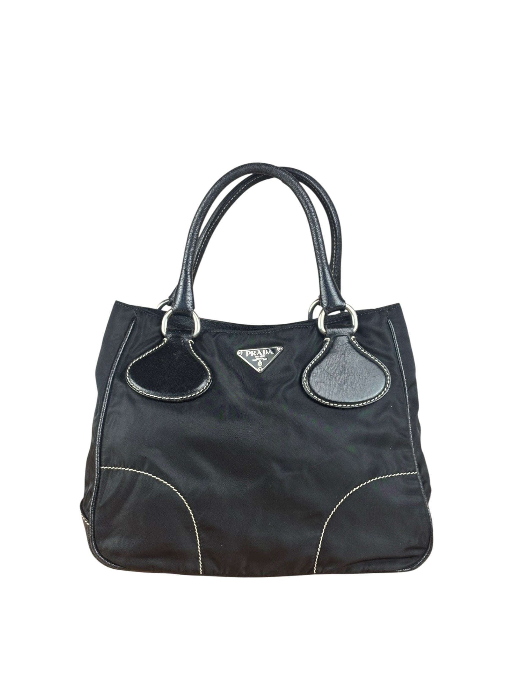 Prada Nylon Duet Handbag
