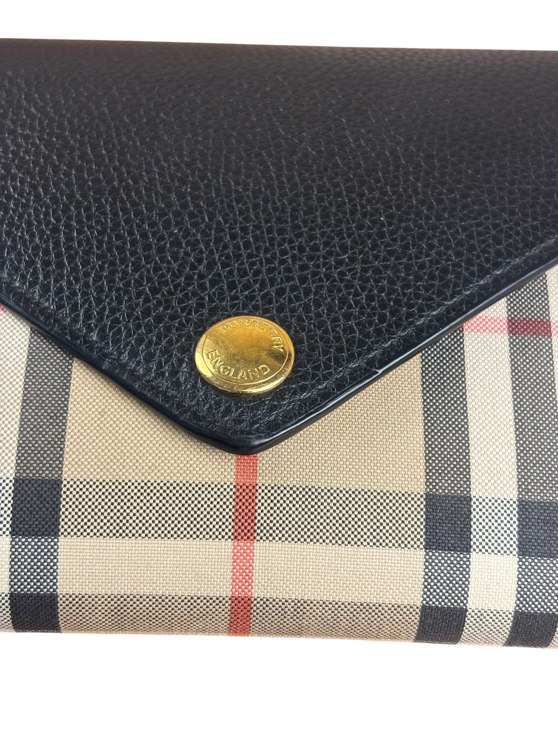 Burberry Check Hannah Envelope Shoulder Bag