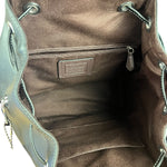 Coach Leather Pace Backpack Black