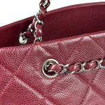 Chanel Burgundy Caviar Quilted Leather Tote 2010