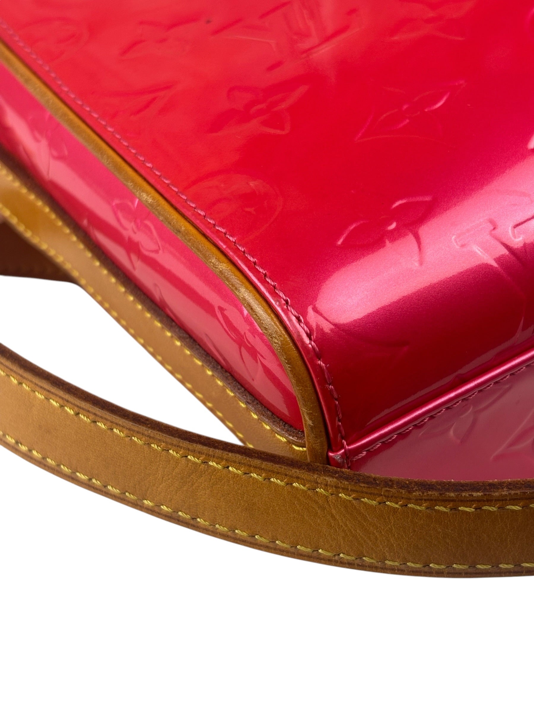 Louis Vuitton Vintage Fuchsia Pink Vernis Sullivan Verrical Crossbag