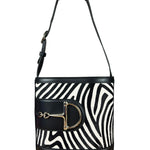 Gucci 73 Small Bucket Bag Zebra Print