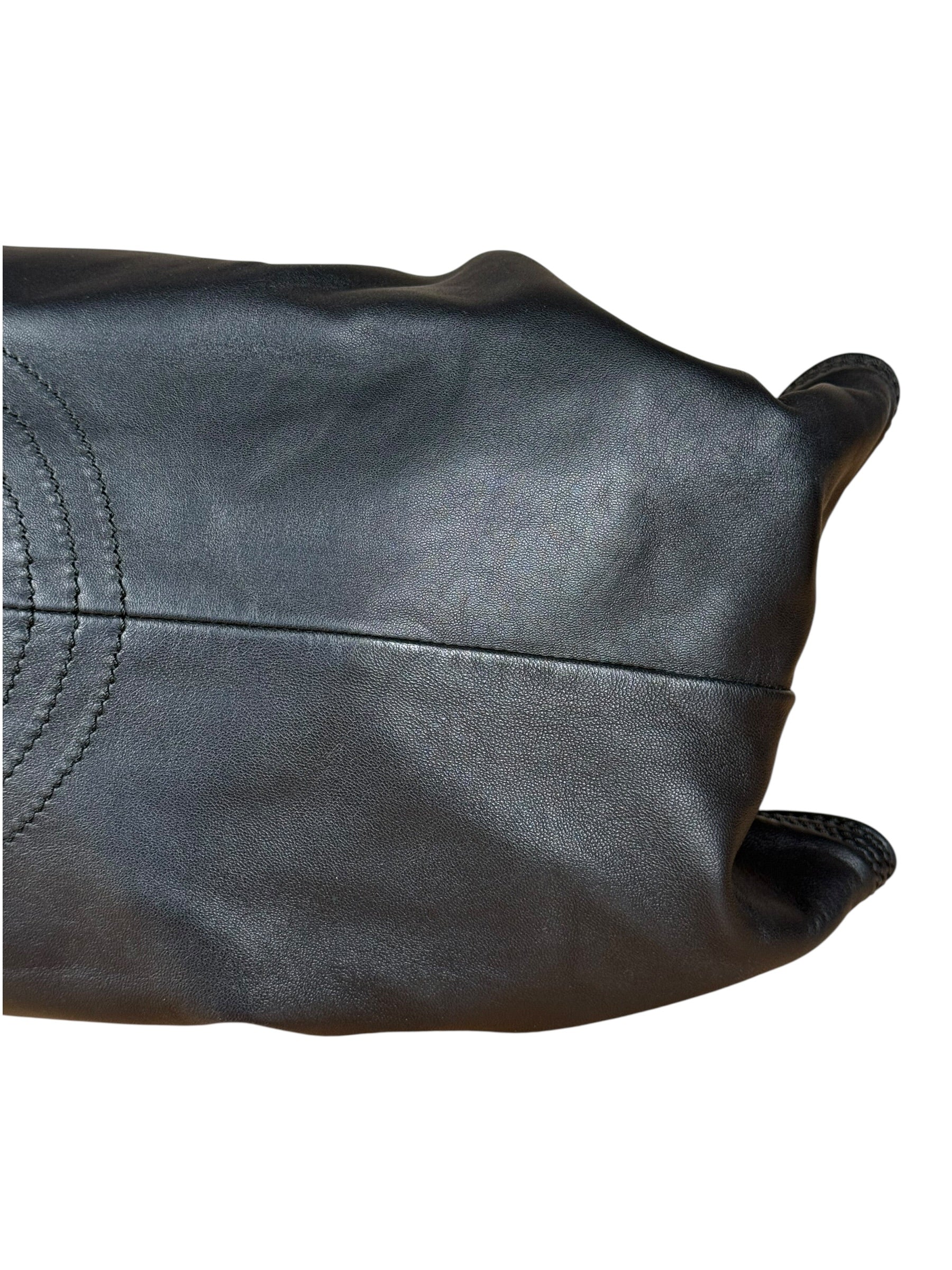 Loewe Black Leather Small Nappa Aire Handbag