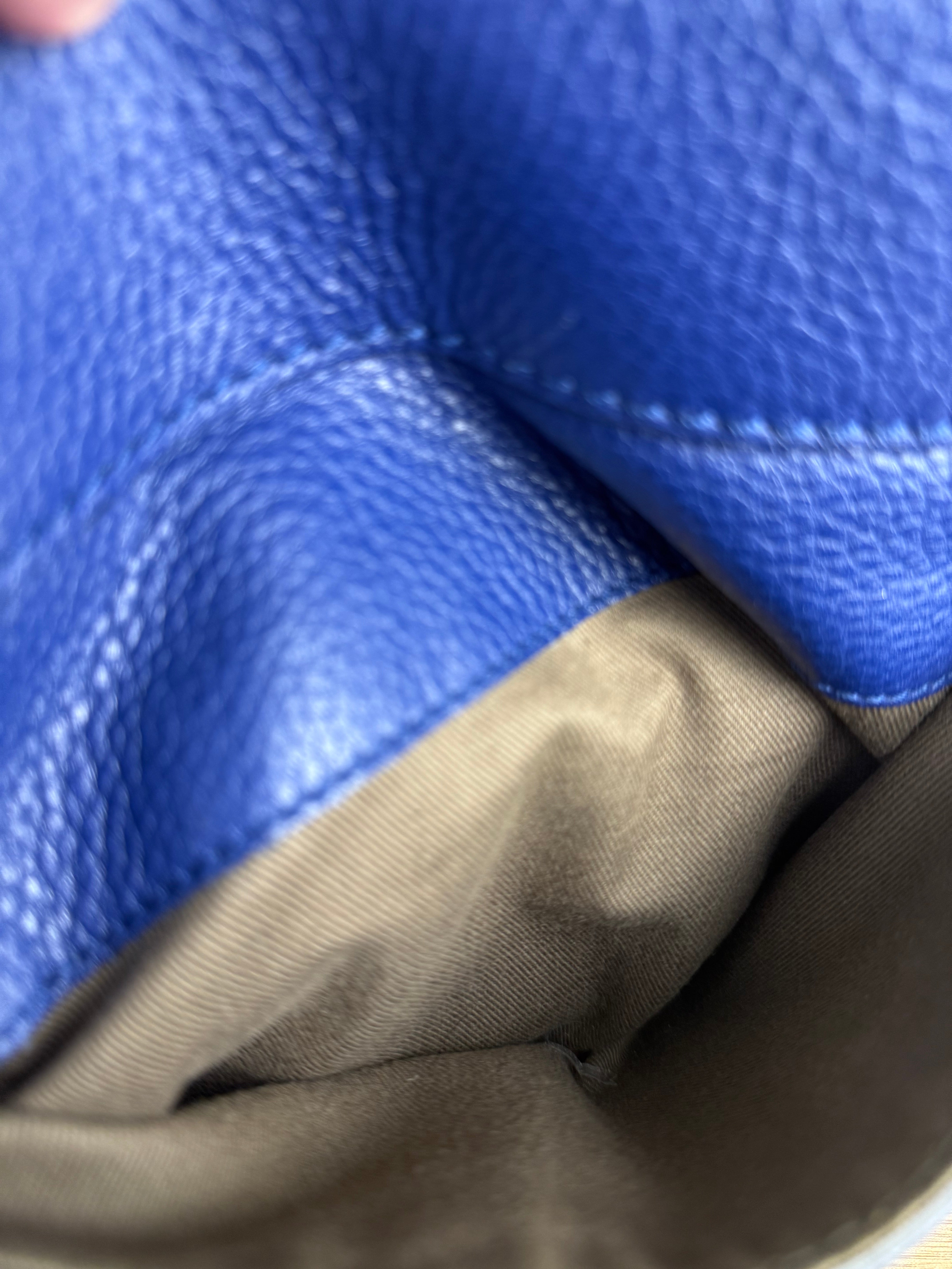 Chloe Large Marcie Saddle Bag Blue